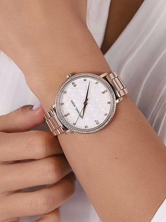 Relógio Michael Kors Pyper MK4594 Ouro Rosa