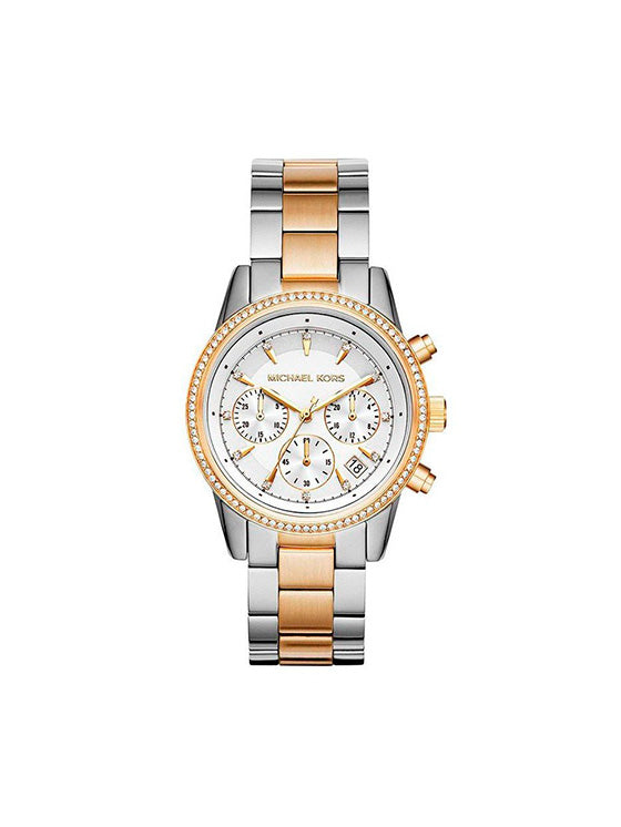 Relógio Michael Kors Bryant MK6474 bicolor