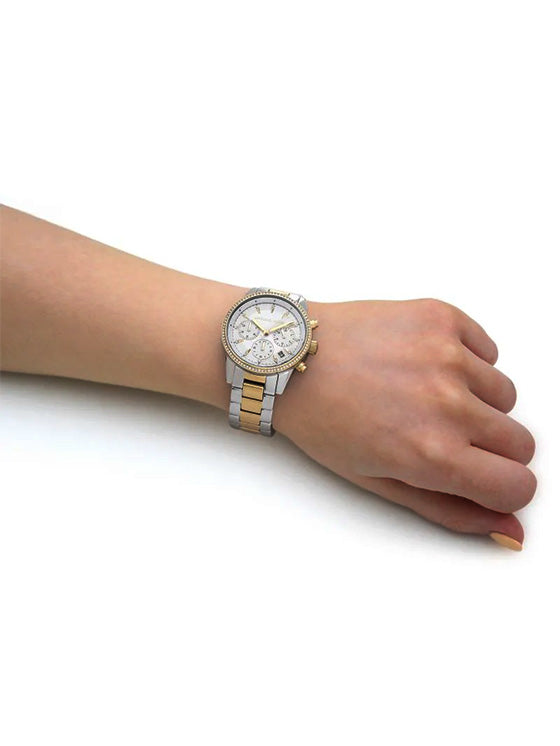 Relógio Michael Kors Bryant MK6474 bicolor