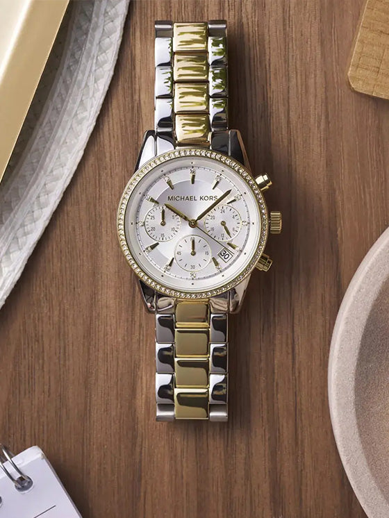 Relógio Michael Kors Bryant MK6474 bicolor
