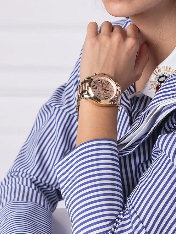 Orologio Michael Kors Bradshaw MK6359 bicolore  Rosa