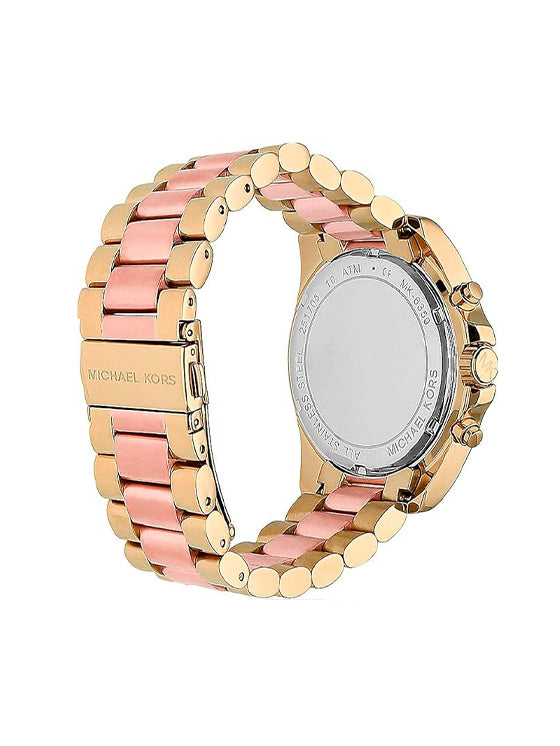 Orologio Michael Kors Bradshaw MK6359 bicolore  Rosa