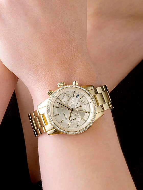 Relógio Michael Kors Ritz MK6356 Dourado