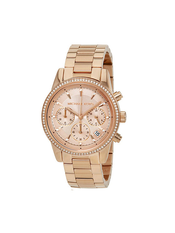 Reloj Michael Kors Ritz MK6357 para mujer con esfera rosa