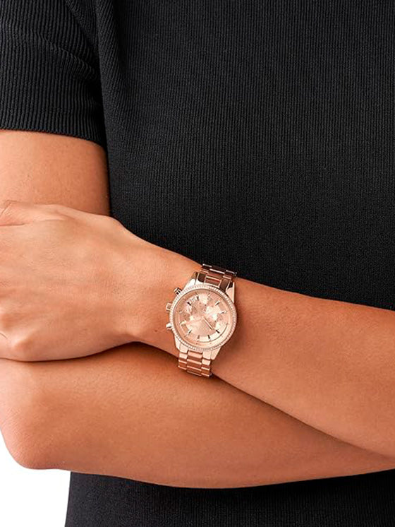 Reloj Michael Kors Ritz MK6357 para mujer con esfera rosa