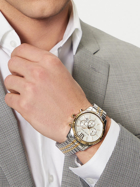 Relógio Michael Kors Lexington MK8344 Prata