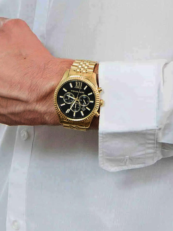 Relógio Michael Kors Lexington MK8286 Dourado