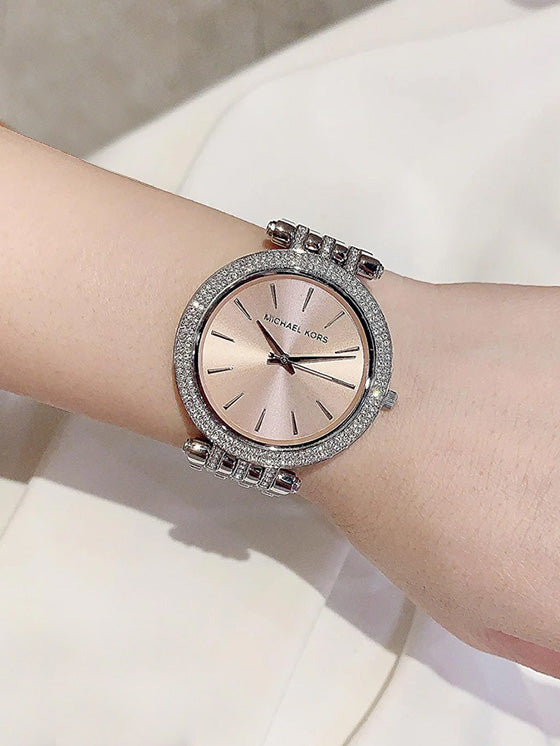 Relógio Michael Kors Darci Rosa Feminino MK3218