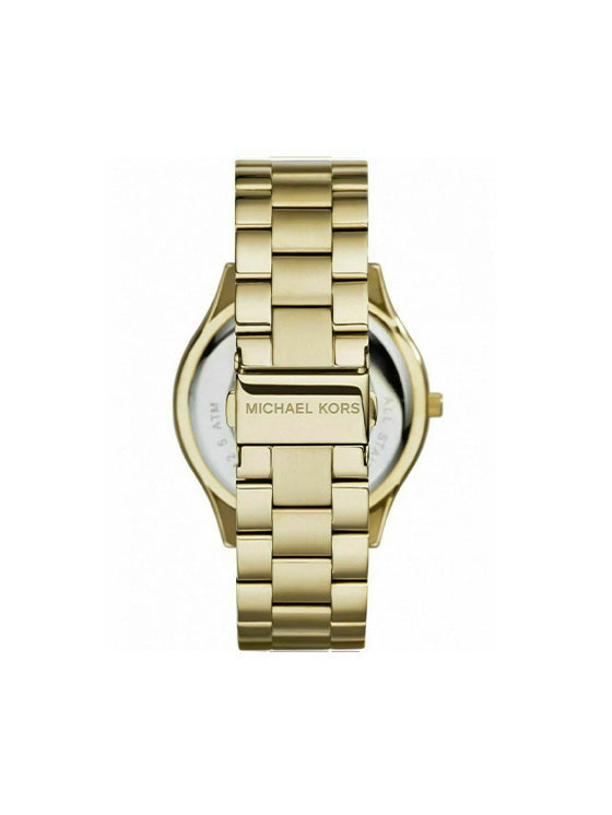 Orologio Michael Kors Slim Runway MK3435 Dorato