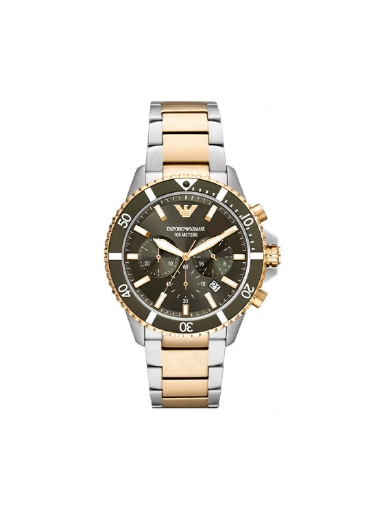 Relógio Emporio Armani AR11361 Cronógrafo Bicolor