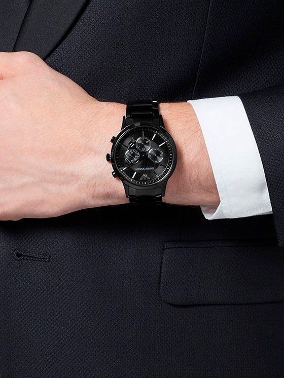 Relógio Emporio Armani Renato AR2453 para Homem – Aço Inoxidável Preto