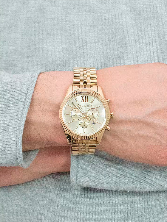 Relógio Michael Kors Lexington MK8281 Dourado