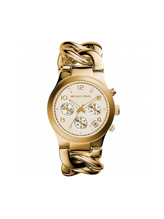 Relógio Feminino Michael Kors Twist Chain Chronograph MK3131 Dourado