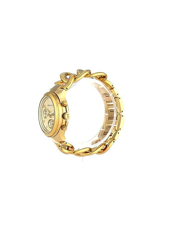 Relógio Feminino Michael Kors Twist Chain Chronograph MK3131 Dourado