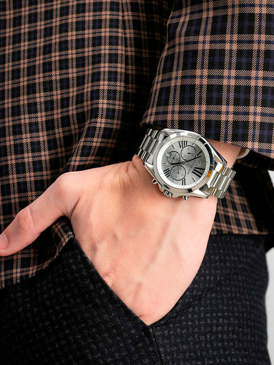 Orologio Michael Kors Bradshaw MK5535 Unisex Argento