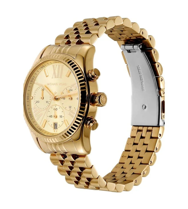 Relógio Michael Kors Lexington MK7378 para Mulher – Aço Dourado