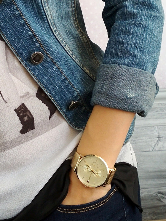 Relógio Tommy Hilfiger Jenna 1781943 Dourado
