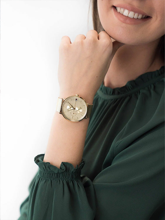 Relógio Tommy Hilfiger Jenna 1781943 Dourado