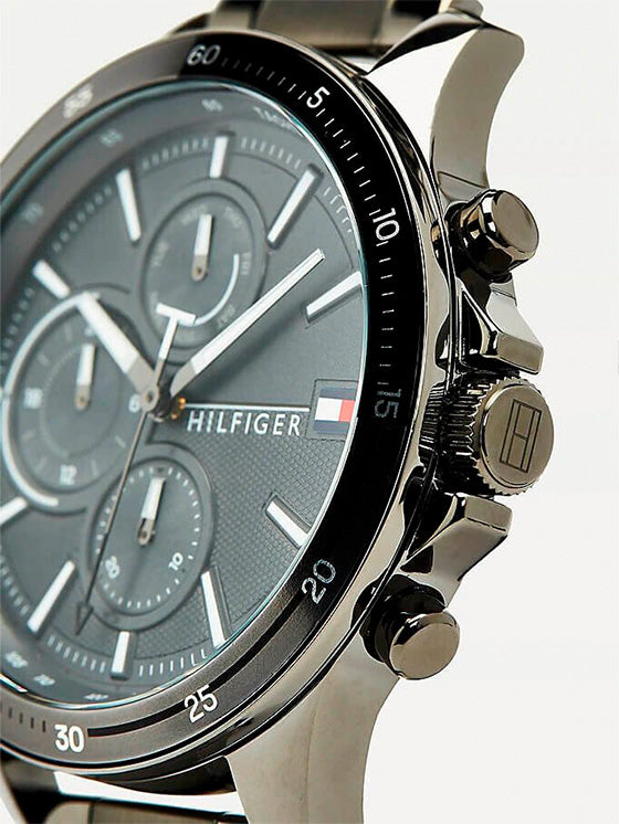 Relógio Tommy Hilfiger Bank 1791719 Cinza