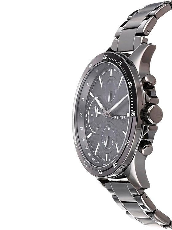 Relógio Tommy Hilfiger Bank 1791719 Cinza