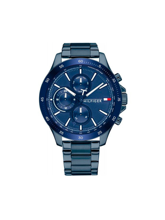Relógio Tommy Hilfiger Bank 1791720 Azul