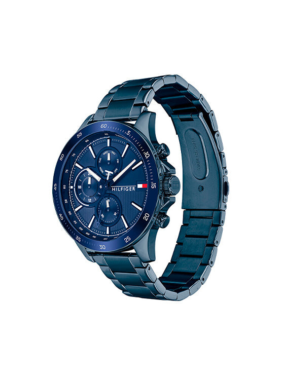 Relógio Tommy Hilfiger Bank 1791720 Azul