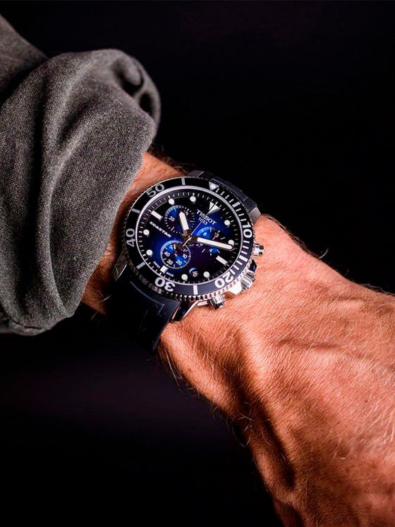 Relógio Tissot Seastar Chronograph T120.417.17.041.00 Prateado