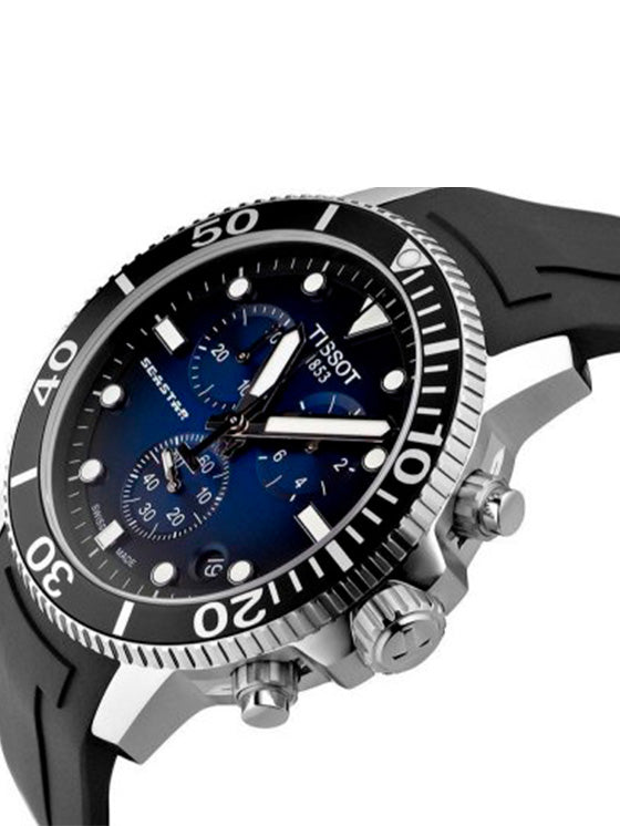 Relógio Tissot Seastar Chronograph T120.417.17.041.00 Prateado