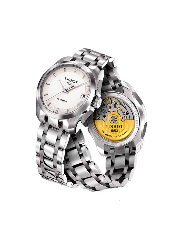 Relógio Tissot Couturier T035.207.11.011.00 Prateado