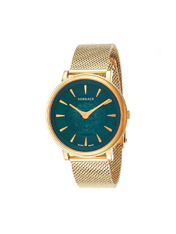 Relógio Versace V Circle Dourado VE81025/19