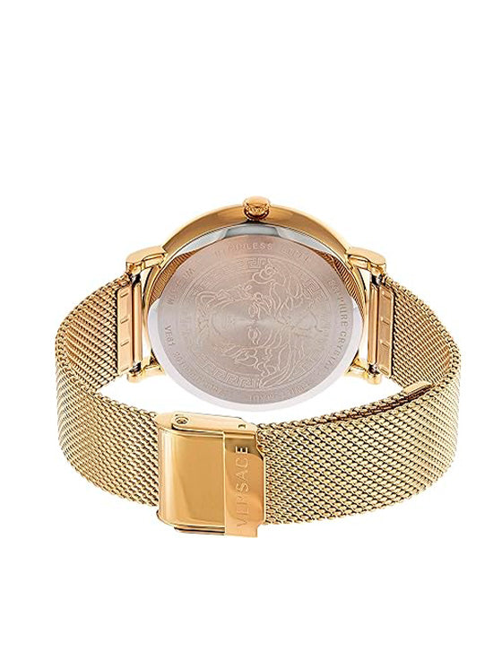 Relógio Versace V Circle Dourado VE81025/19