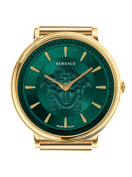Relógio Versace V Circle Dourado VE81025/19