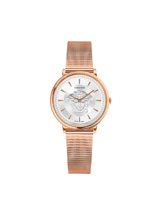 Relógio Versace V Circle VE81030/19 Ouro Rosa