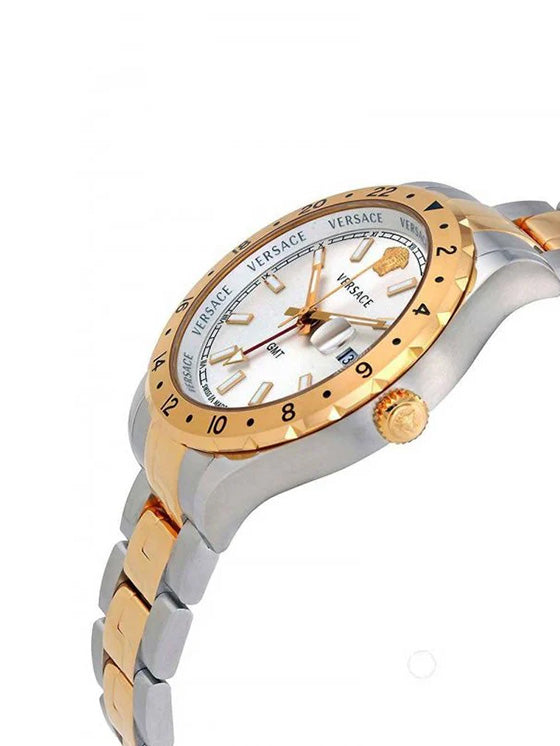 Relógio Versace V11030015 Hellenyium GMT Bicolor