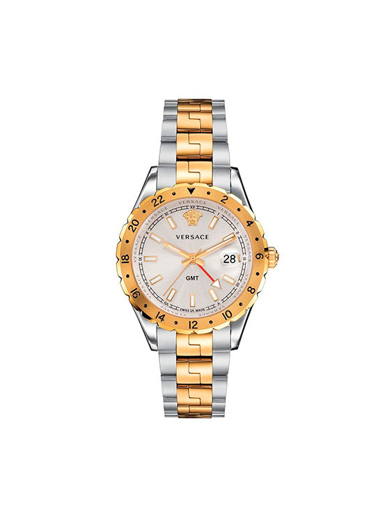 Relógio Versace V11030015 Hellenyium GMT Bicolor