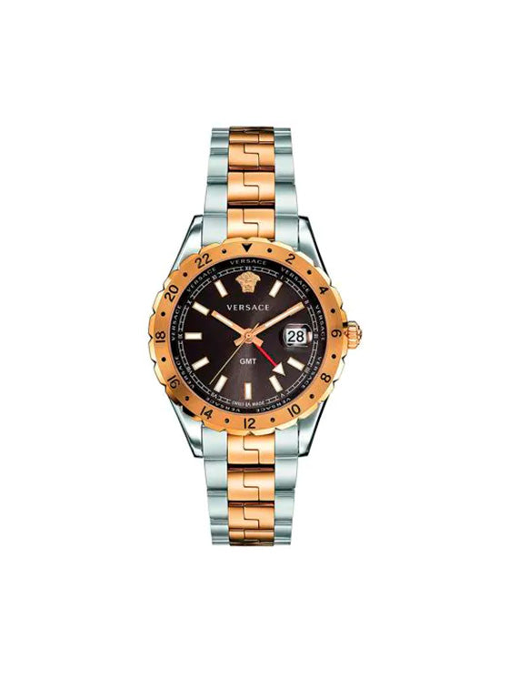 Relógio Versace V11040015 Hellenyium GMT Bicolor