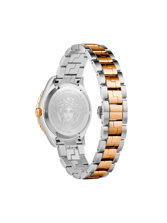 Relógio Versace V11040015 Hellenyium GMT Bicolor