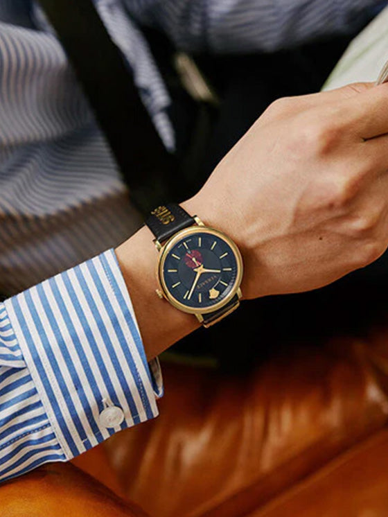 Reloj Versace V-Circle Hombre Oro VBQ050017