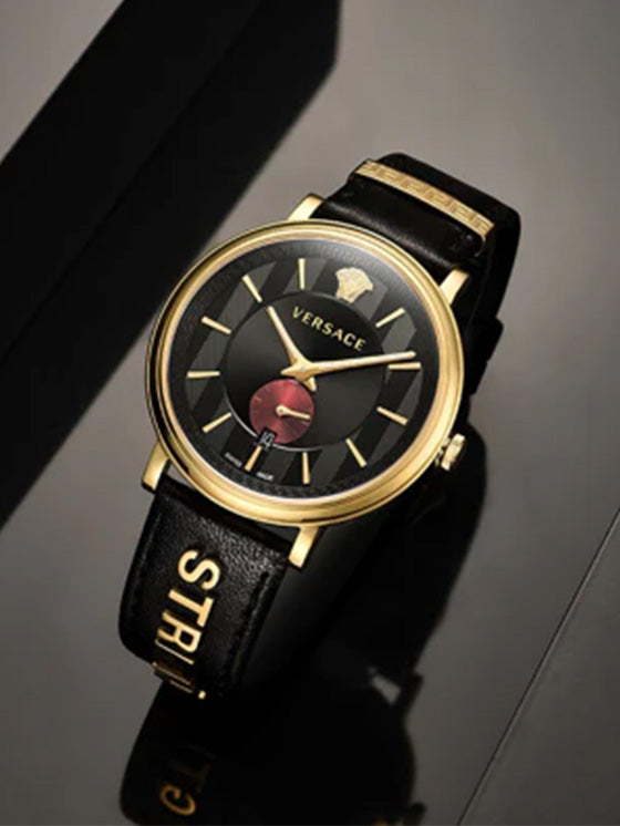 Reloj Versace V-Circle Hombre Oro VBQ050017