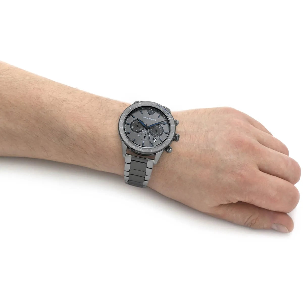 Reloj Emporio Armani AR11391 Mario para hombre – Acero inoxidable gris