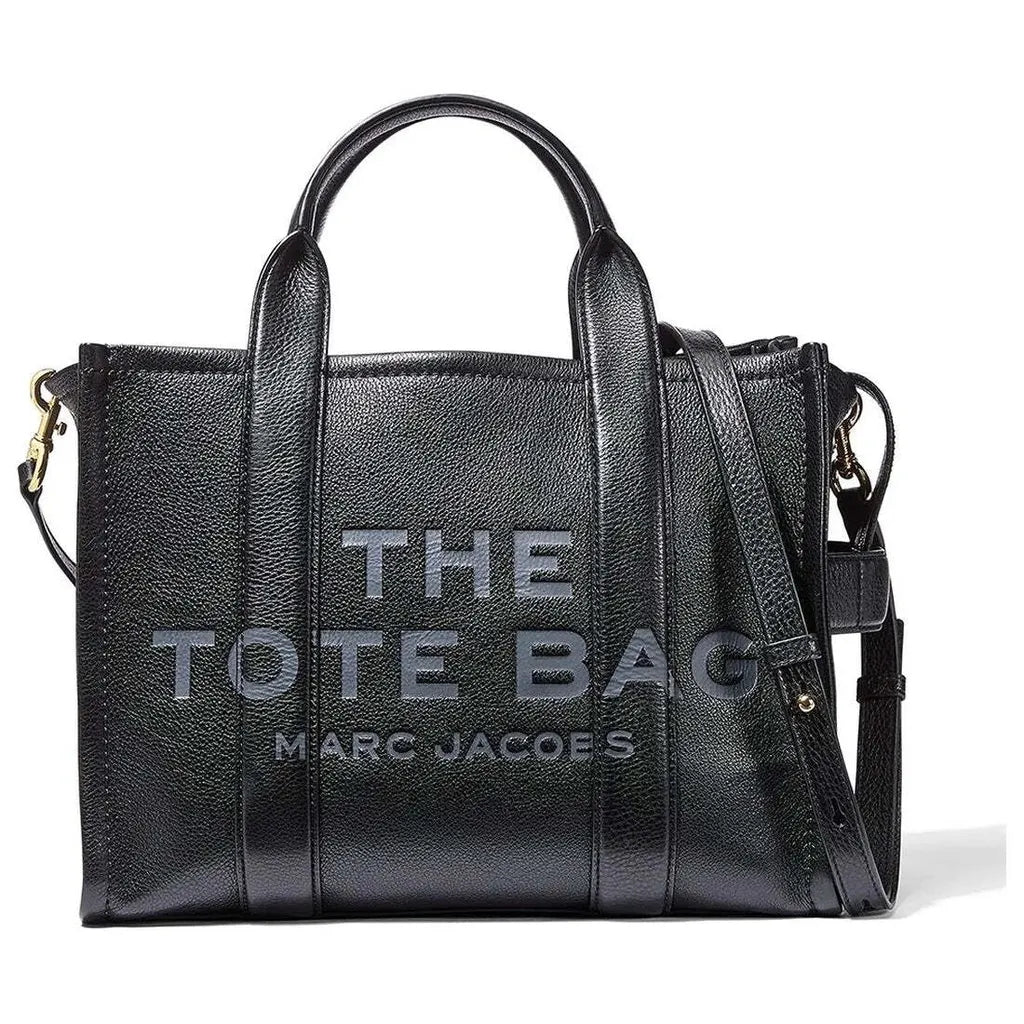 Bolso tote mediano de piel de Marc Jacobs en color negro
