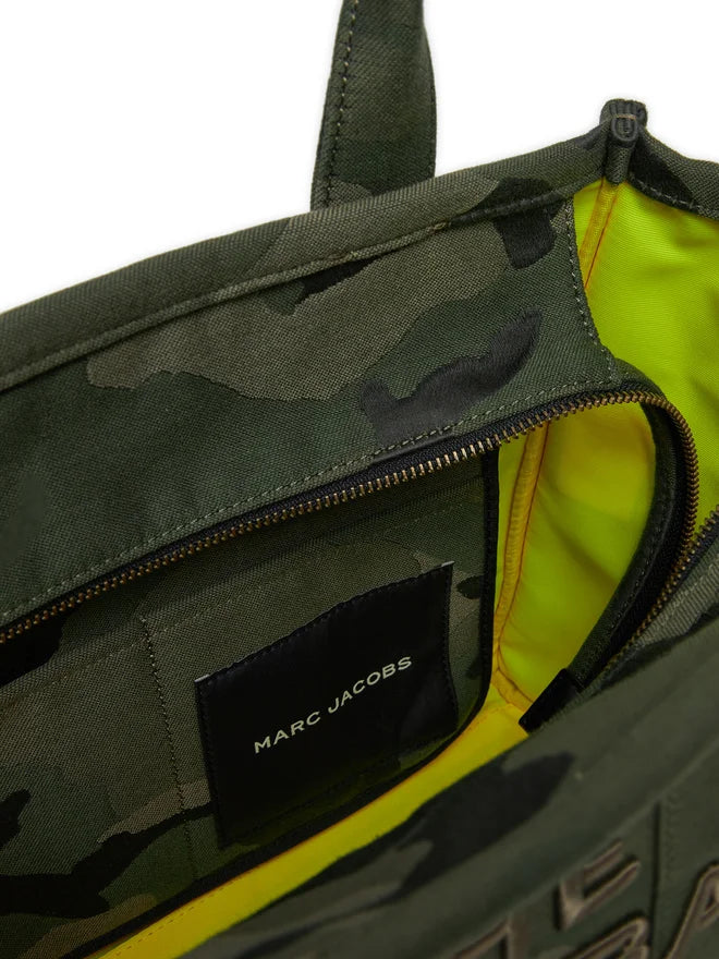 Bolsa Tote Marc Jacobs The Camo Medium Cáqui