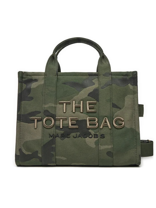 Bolsa Tote Marc Jacobs The Camo Medium Cáqui