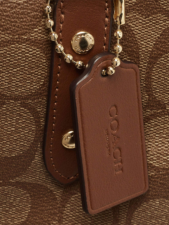 Saco de ombro Coach F58292 City Zip Tote Bag Castanho (Copia)