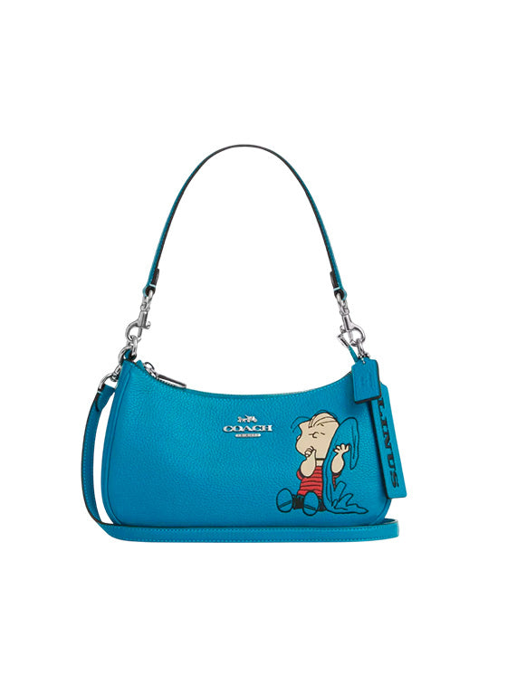 Bolsa Coach x PEANUTS Teri Linus Parrot Blue (CBM31)