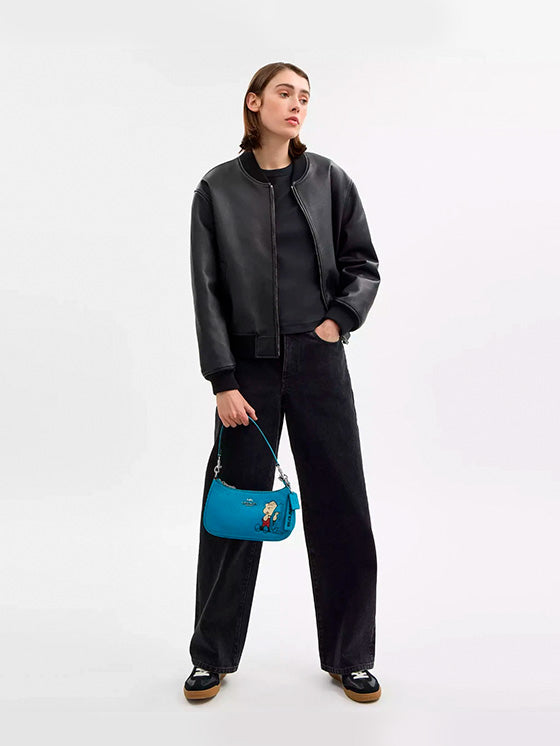 Bolsa Coach x PEANUTS Teri Linus Parrot Blue (CBM31)