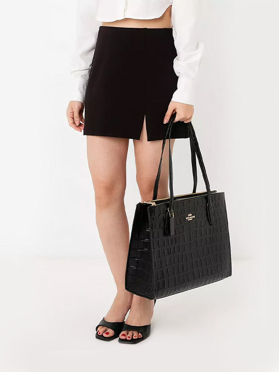 Bolsa de mão COACH Nina Tote CL654 Preto