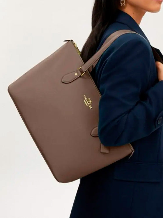 Borsa Coach Tote Marrone