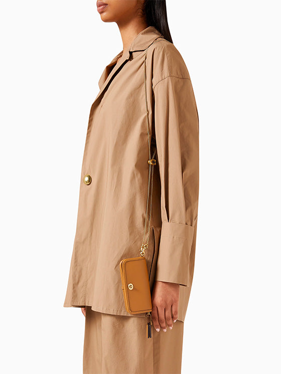 Bolso Coach Dinky Bag 14 Cuero Marrón