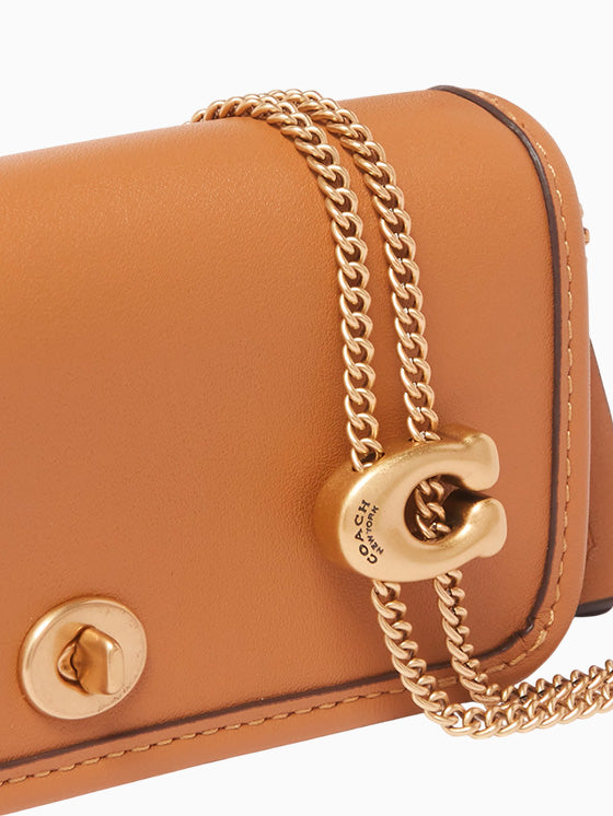 Bolso Coach Dinky Bag 14 Cuero Marrón